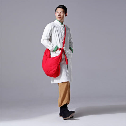 Cotton And Linen Trench Coat Gown