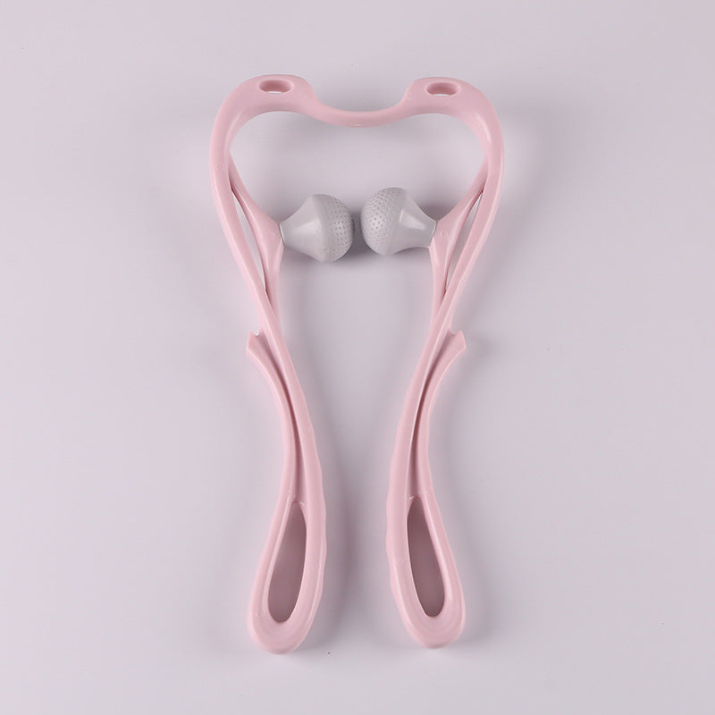 High Quality Multi-function Manual Relaxed Cervical Massager Pressure Relieve Double Ball Pressing Meridian Massager