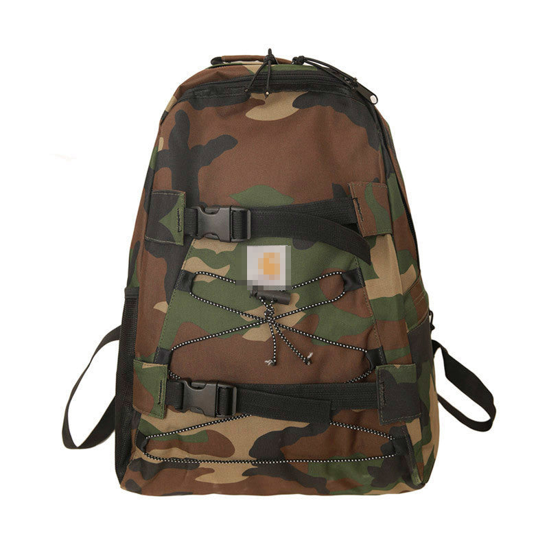 Schoolbag Couple Computer Bag Casual Braided Rope Trendy Cool Backpack