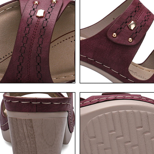 Women's Fashion Casual Comfortable Thick Heel Sandals