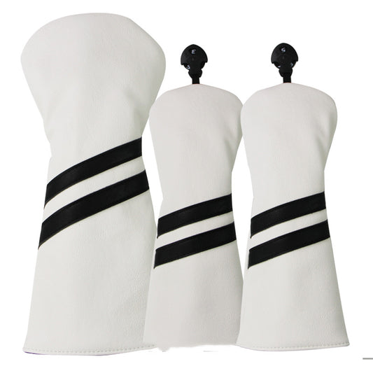 New Wood Club Cover Double Stripe Wood Club Head Cover Club