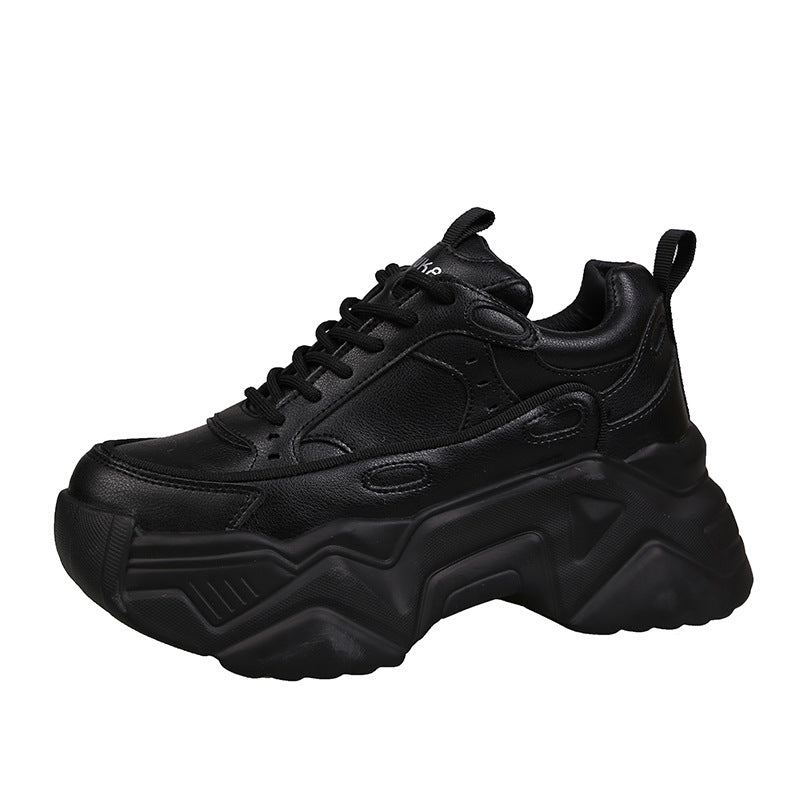 Trifle Thick-Soled Daddy Shoes All-Match Autumn Leisure Sports Single Shoes Women'S Trend