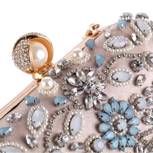 Selskabskjole Kjole Aften Selskabstaske Diamant Clutch