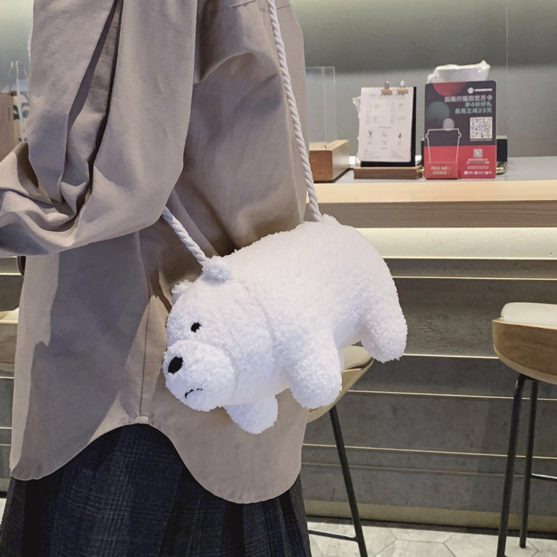 Cute Little Bear Children's Shoulder Messenger Bag