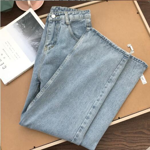 New Retro Straight High Waist Jeans