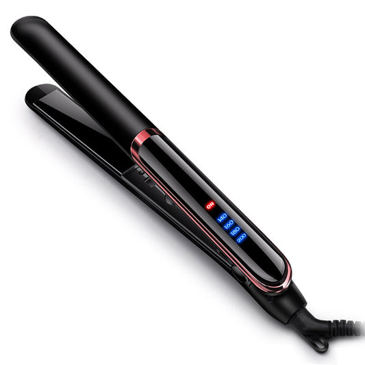 LED Display Straight Hair Curling Double