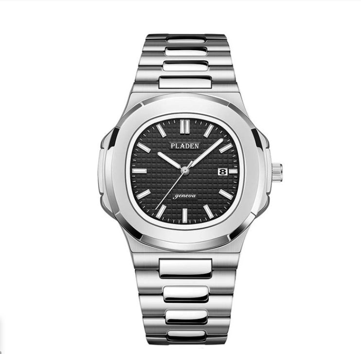 Men'S Watch Cross-Border Hot Explosion Style Stainless Steel Waterproof Luminous Casual Famous Brand Quartz Men'S Watch