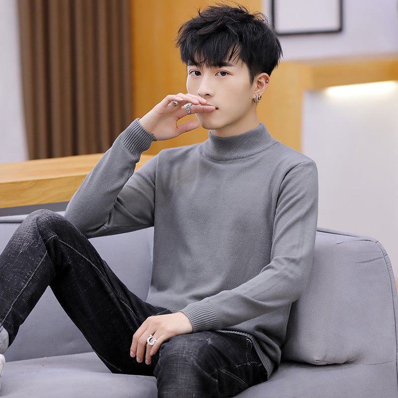 High-Necked Handsome Bottoming Shirt Sweater