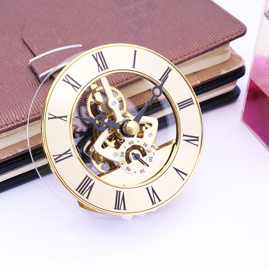 See-Through Clock Movement Gear Movement Crystal