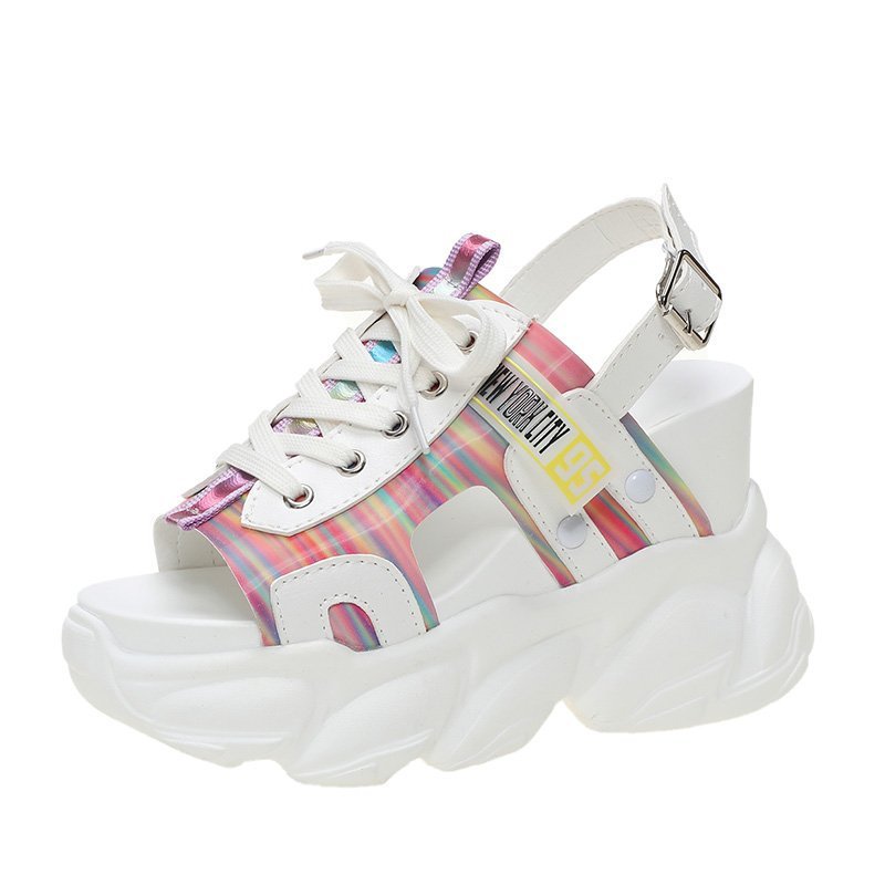 Trifle Heel Platform Open-toe Women's Sandals With High Seels