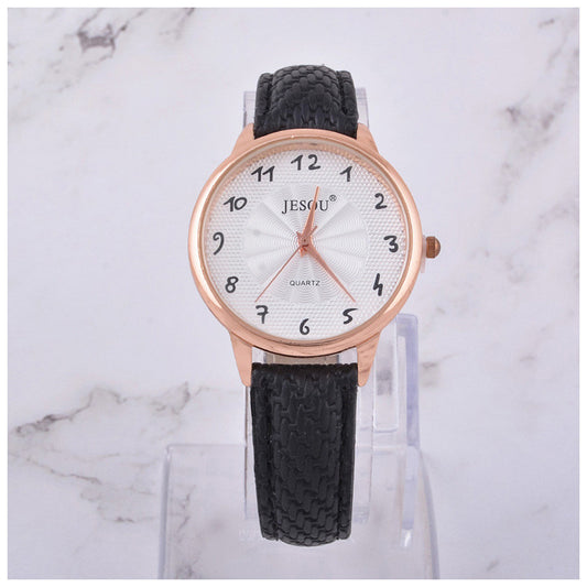 Dameure Læder Quartz Armbåndsur Solbriller Broche 3 Stk. Pigegaver Julegave Nytårsgave Damegaveæske