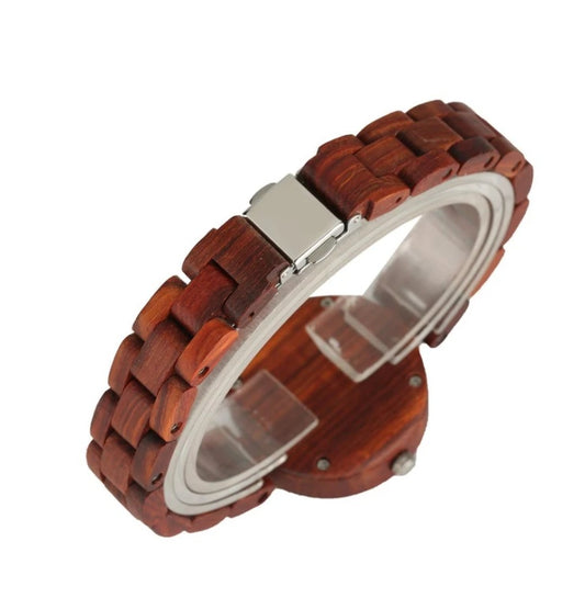 Small Dial Girls Gift Wooden Watch