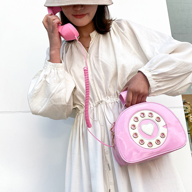 Simulation kan besvare telefonen Messenger Bag