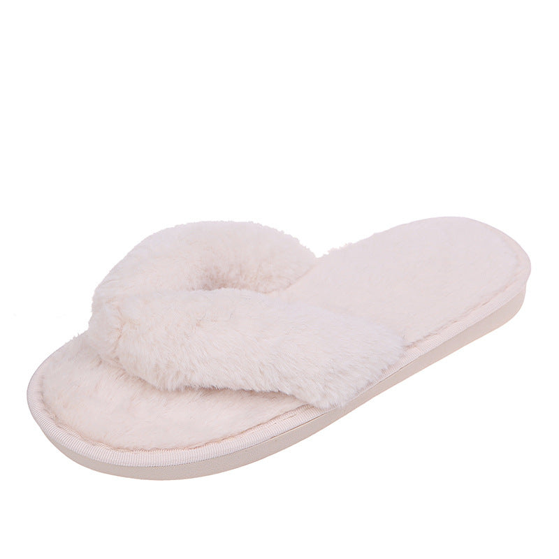 Home Interior Confinement Plush Flip-Flops