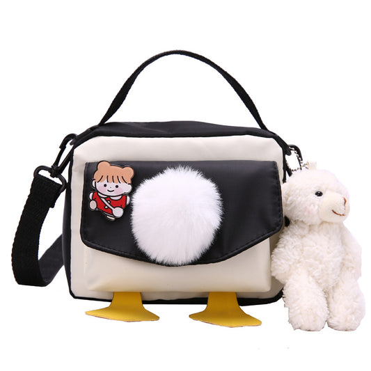 Cute Japanese Nylon Bag New Small Messenger Bag Female Korean Version Ins Fashion Student Shoulder Bag