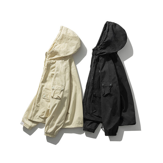 Men's Hooded Big Pocket Workwear Jacket