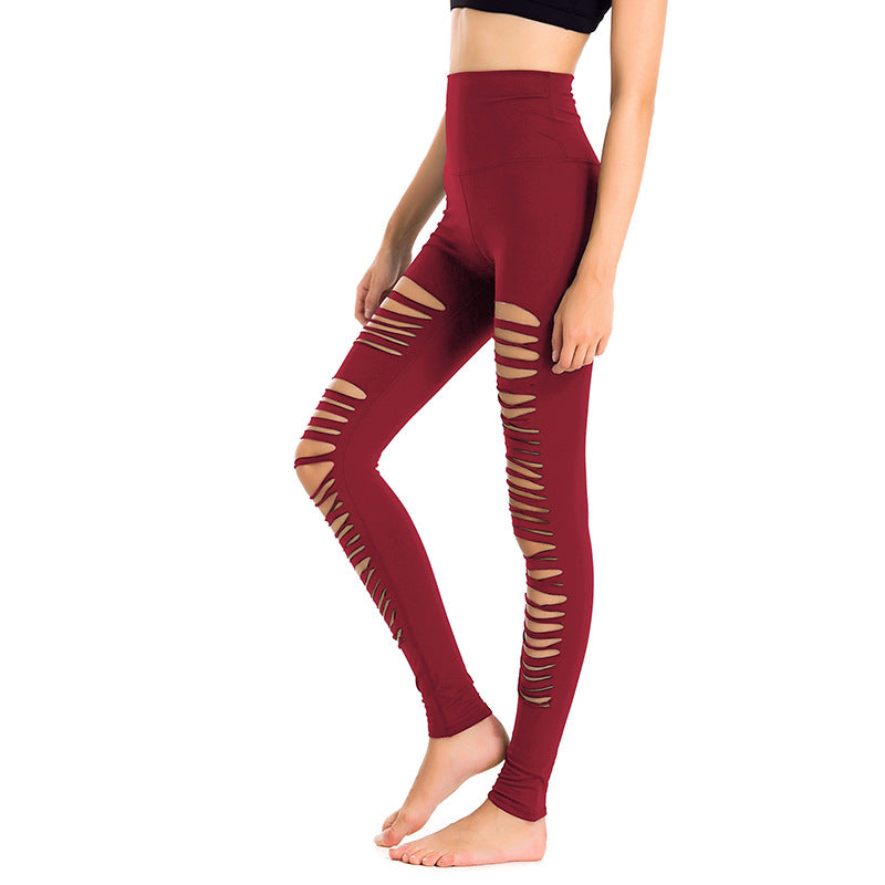 Non-Marking Yoga Pants Women's High-Waist Tight-Fitting Hip-Lifting Sports Pants