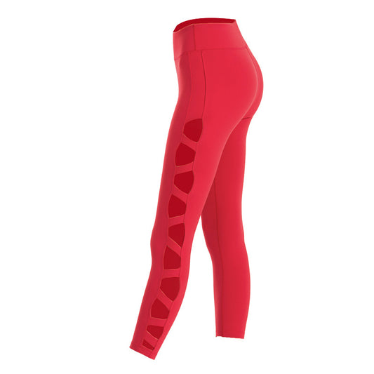 Yoga Clothes Hollow Sexy 7-Point Pants Fitness Sweatpants Quick-Drying Professional Yoga Cropped Pants