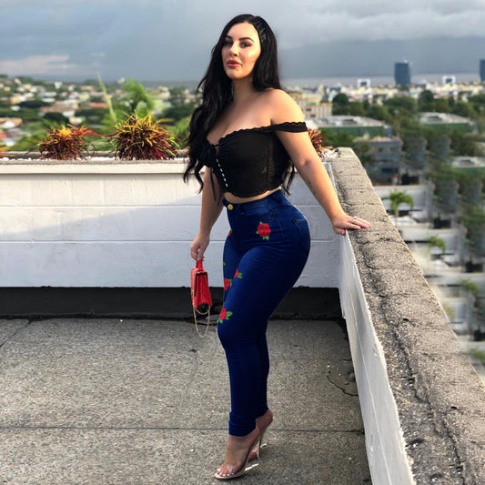 Women'S Jeans Feet Pants Foreign Trade Women'S Jeans Women'S Clothing