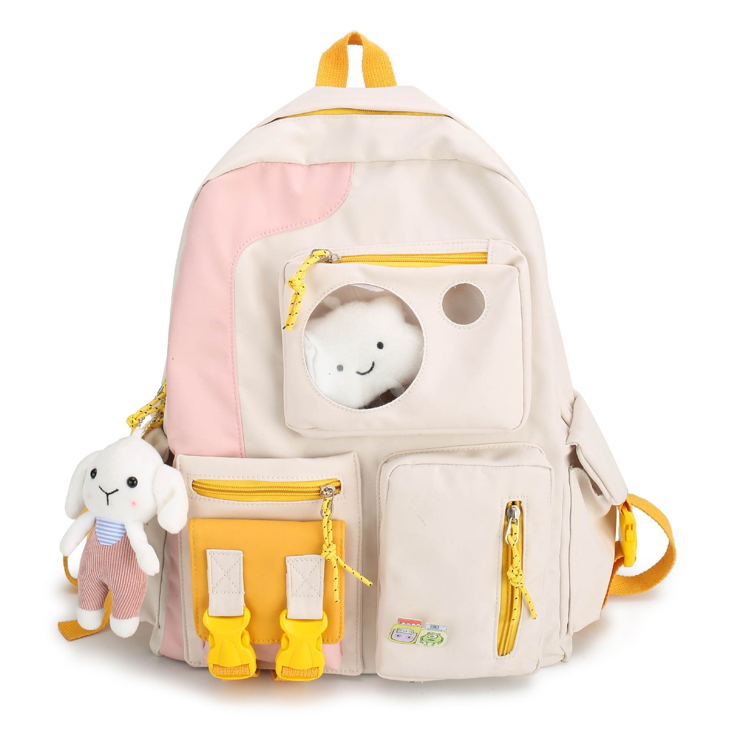New Trend Personality Outdoor Color Backpack Leisure