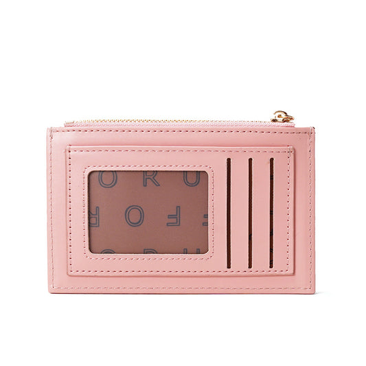 Small And Short Zipper Ultra-Thin Card Holder