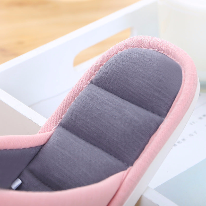 Flat Cartoon Light Step Floor Slippers