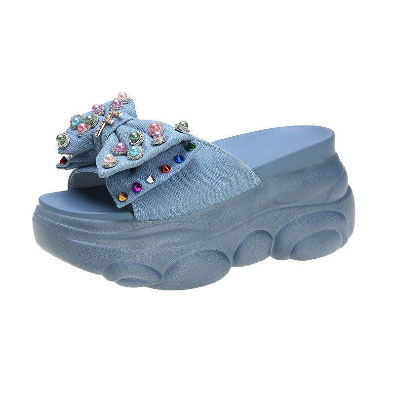 Women's 8cm Wedge Slippers New Summer Fashion