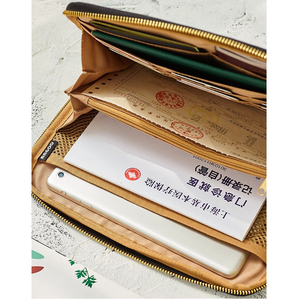 Ankou Korean Multi-Function Digital Bag Simple Portable Travel Storage Bag Credential Bag