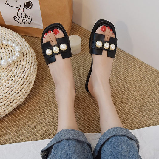 Fashion Ins Tide Flat Heel Beach Sandals