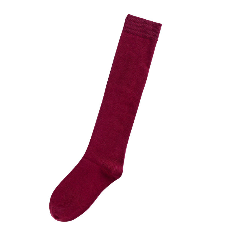 Ladies mid-tube calf piles of pure cotton