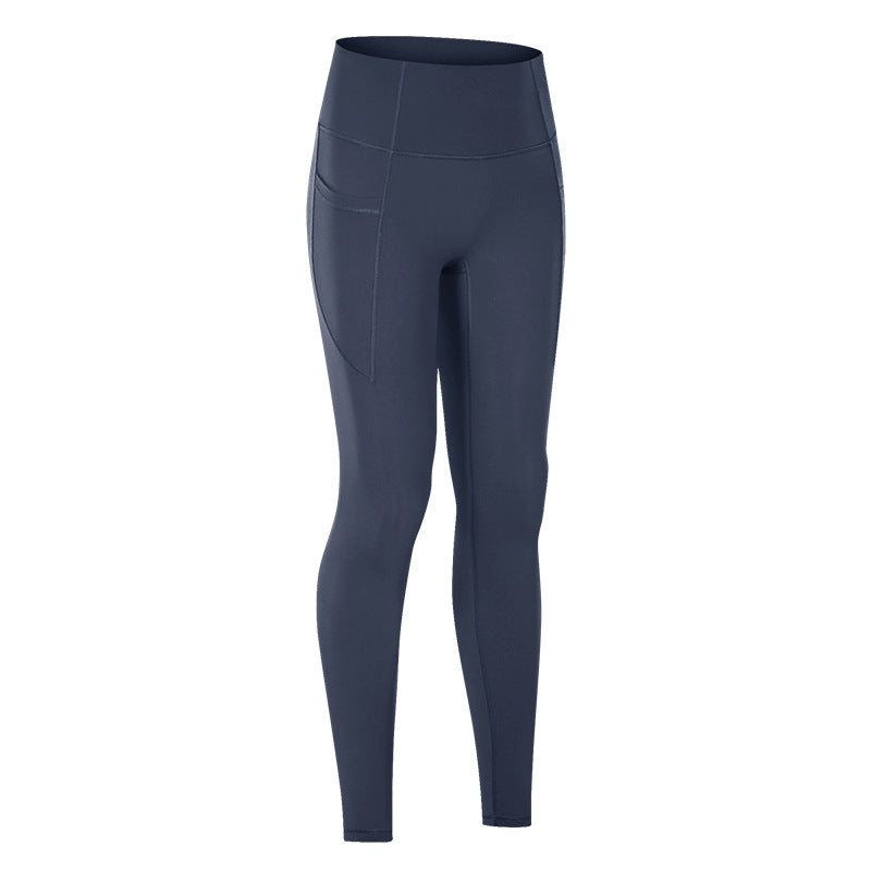 Pocket High Waist Yoga Pants Without T-Line