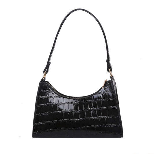 Ins Korean Version Of All-Match Solid Color Single Shoulder Bag Fashion Single Shoulder Armpit Bag Handbag