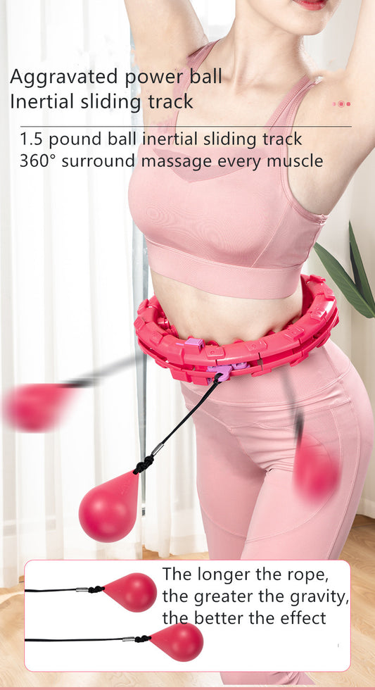 Sports Ring Yoga Home Fitness Smart Ring Ring Does Not Fall Adjustable Waist Abdominal Weight Loss