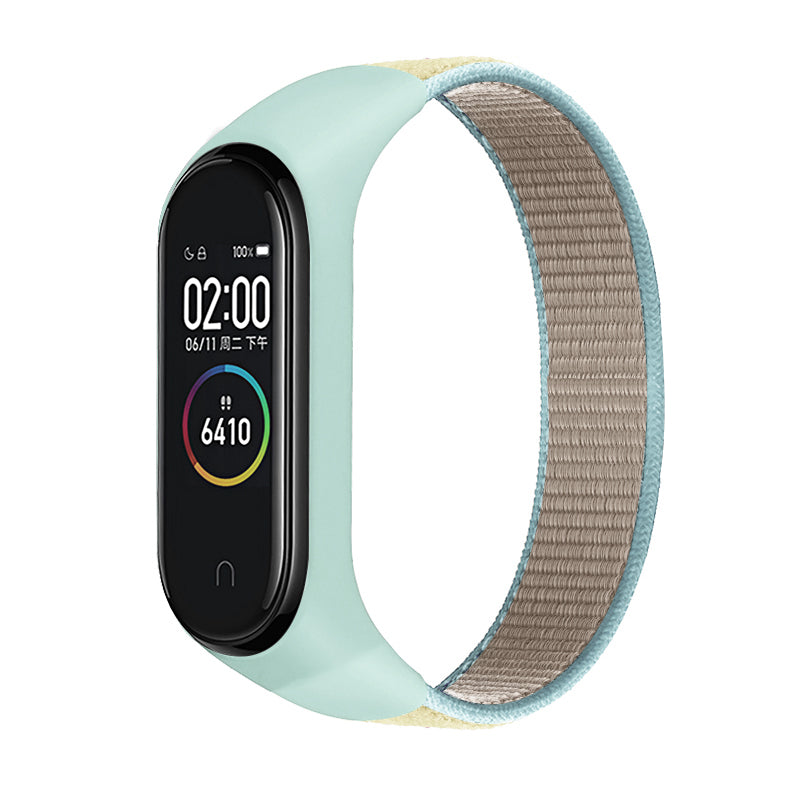 Suitable For Xiaomi Mi Band 5 Nylon Strap Loop Nylon Strap Velcro Nylon Strap Millet Universal