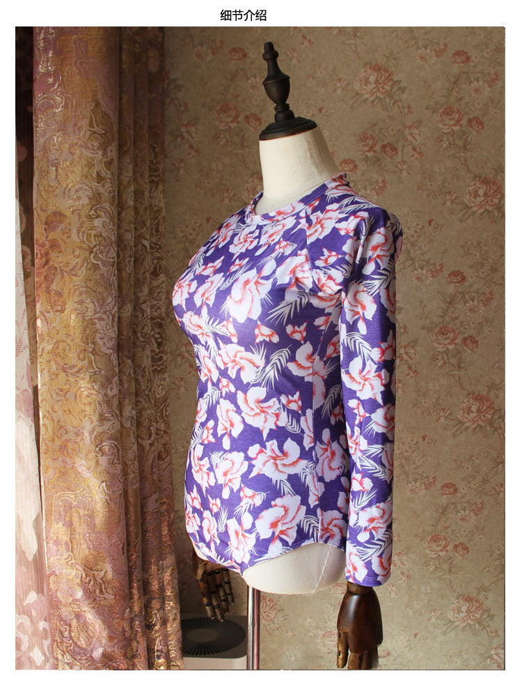 Female Swimsuit Hot Spring Long-sleeved