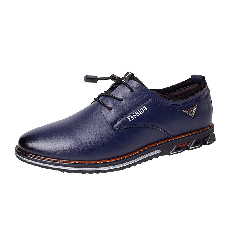 Round Toe Business Casual Korean Style Trendy Men's Shoes