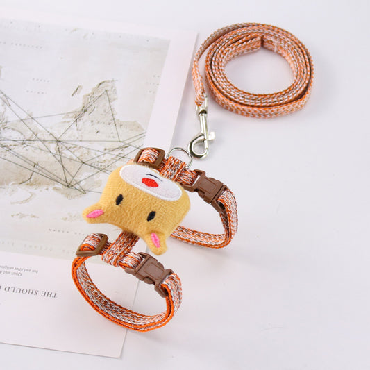 Anti-Breakaway Comfortable Cat Traction Adjustable Cat Rope