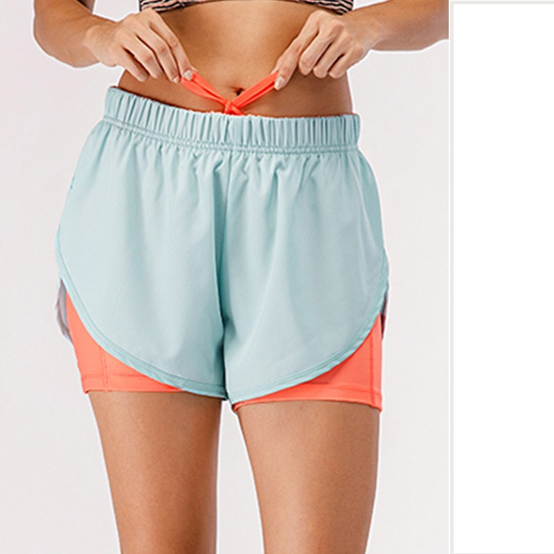 Women'S Quick-Drying Pleated Inner Wear Anti-Glare Yoga Pants