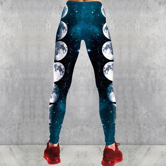 Star Moon Fitness Leggings Sports Yoga Pants