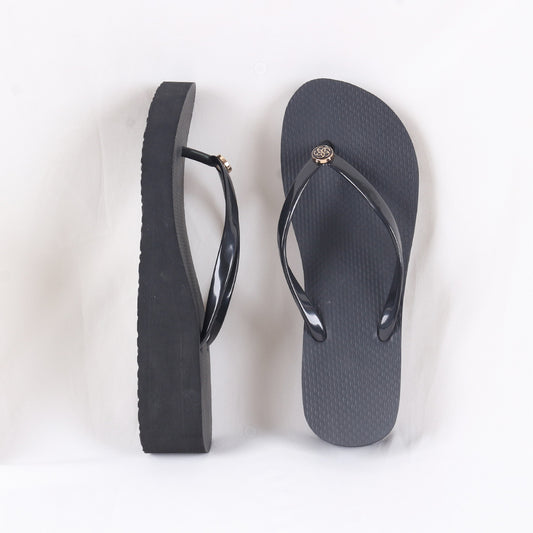 Natural Rubber Outer Wear Wedge With Flip Flops