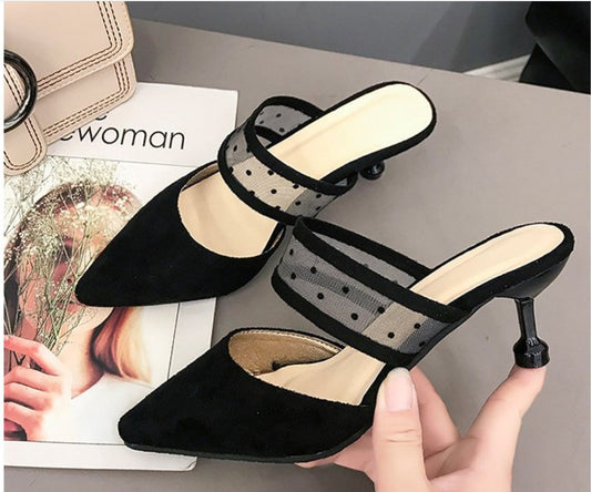 High Heeled Sandals And Thin Heeled Slippers