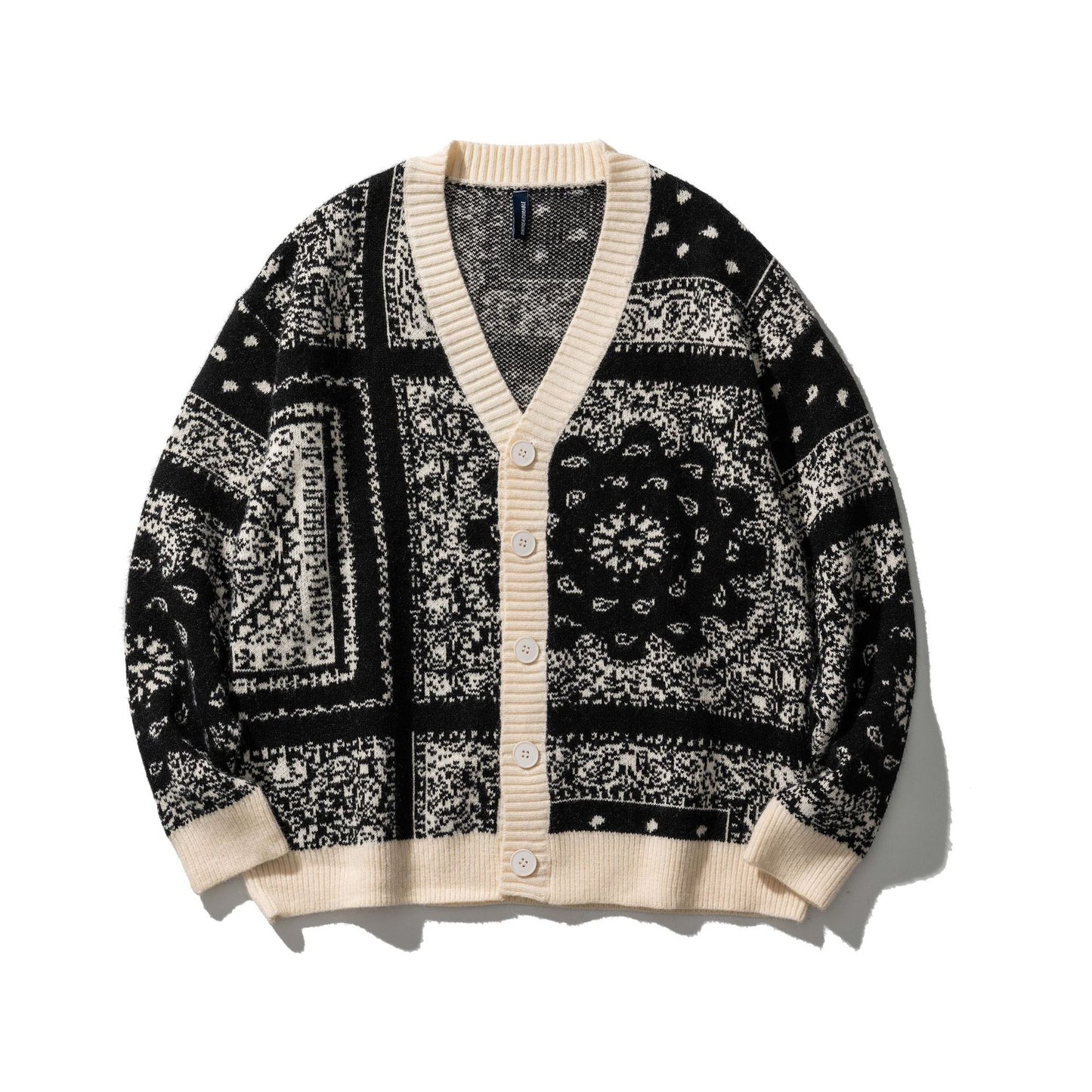 Retro Men'S Sweater Cardigan Autumn And Winter