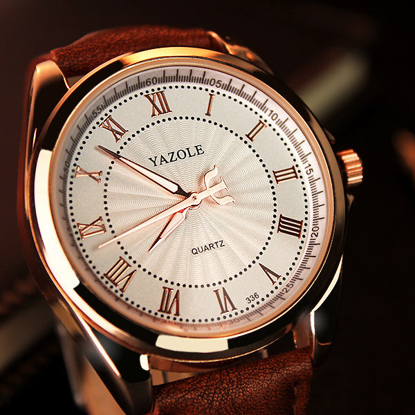 New Men's Watch Simple Watch Cross - Border