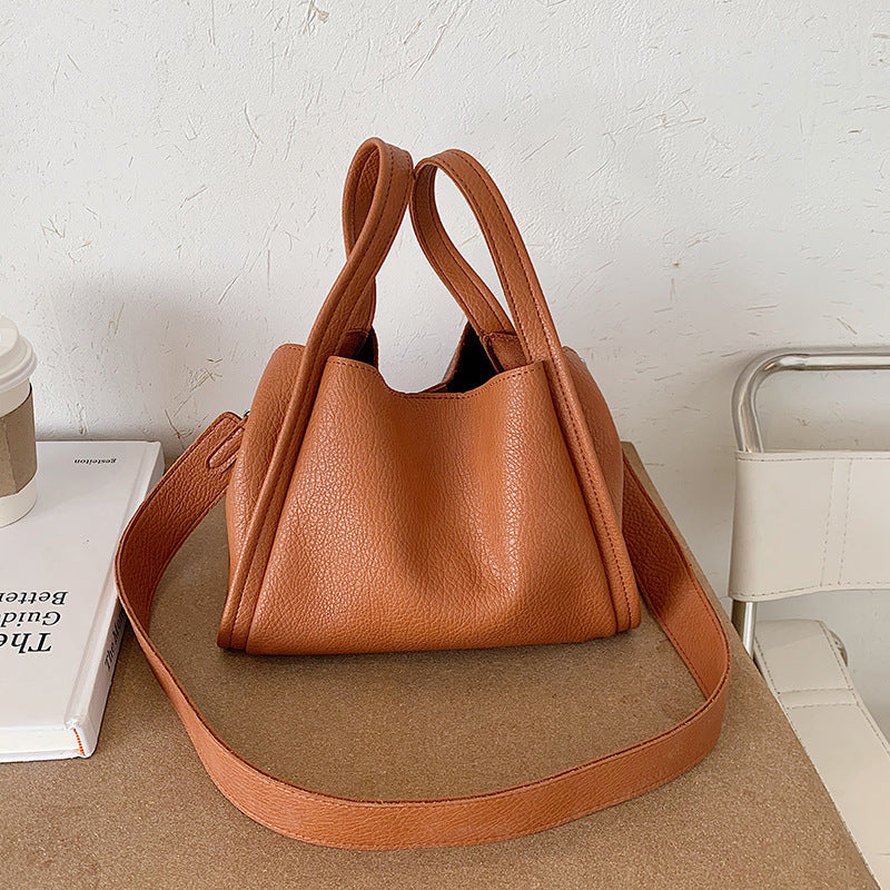 Personalized Simple Vegetable Basket Portable Female Bag Autumn Western Style Messenger Popular Small Square Bag