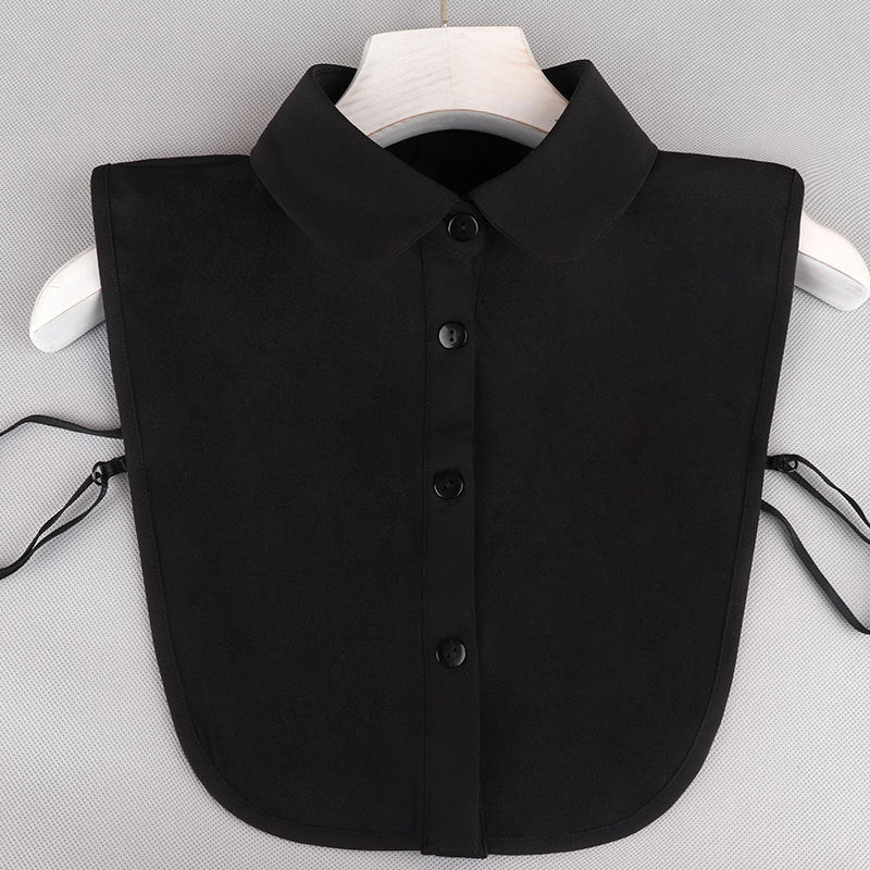 Modeafslappet Bluse Chiffon Løs Krave