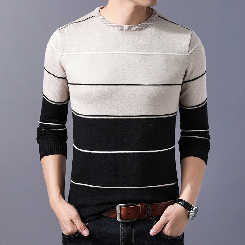 Rundhalset Sweater til Unge Mænd - Bundskjorte