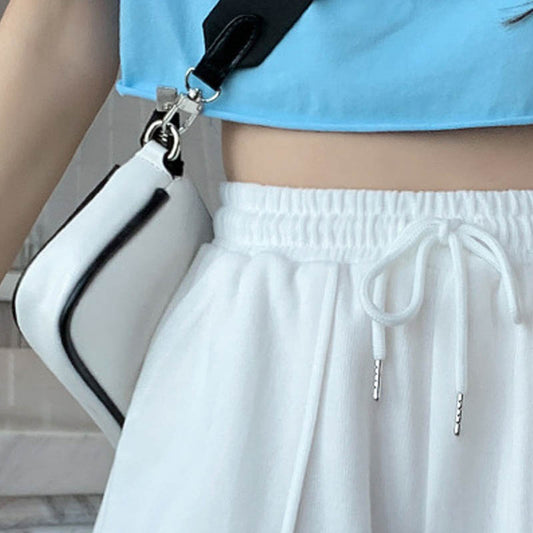 Ladies Fashion Casual High Waist Sports Shorts