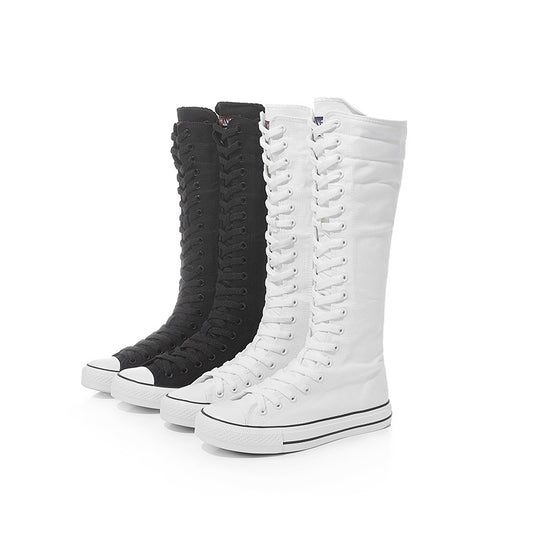 Spring Korean White High-Top Women'S Shoes