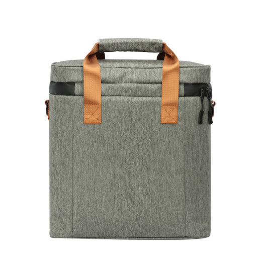 Wine Cooling Bag Leak Proof Picnic Cooler Bag Vintage Leather Refrigerator Bag