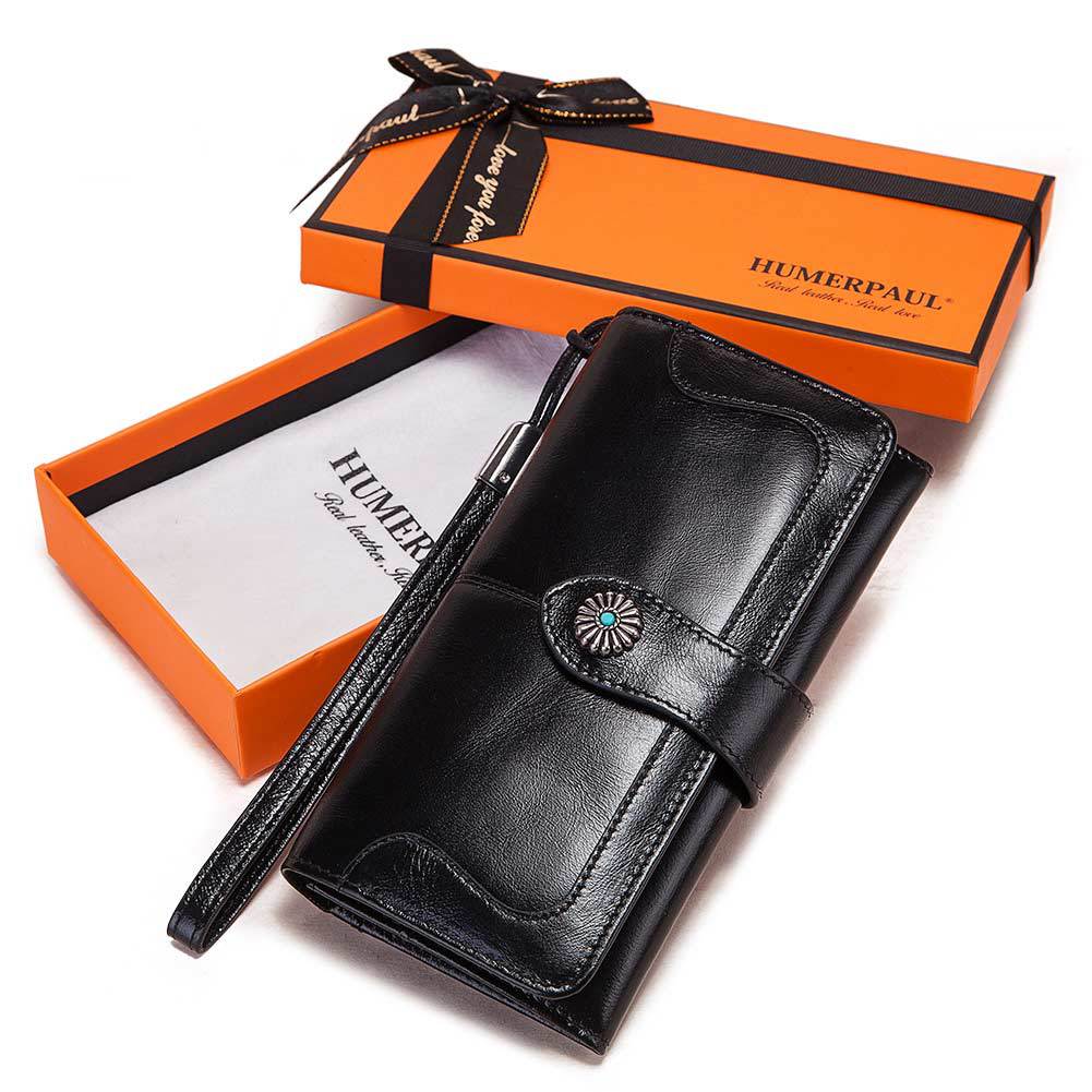 European And American Three Color Mobile Phone Bag Leather Wallet Pocket